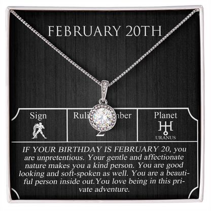 February Twentieth Necklace