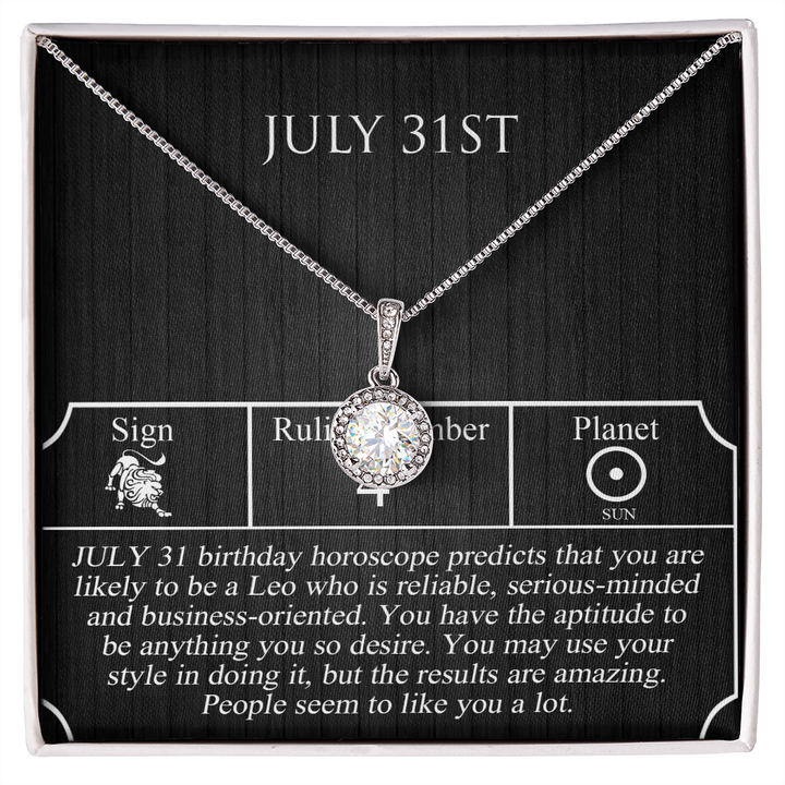 July Thirty-First Necklace