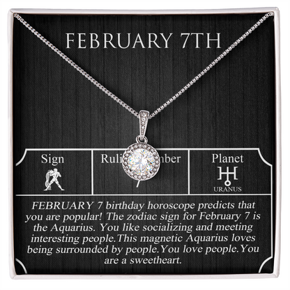 February Seventh Necklace