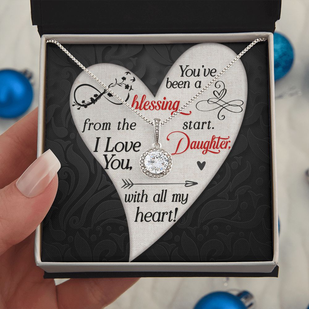 To My Daughter Necklace