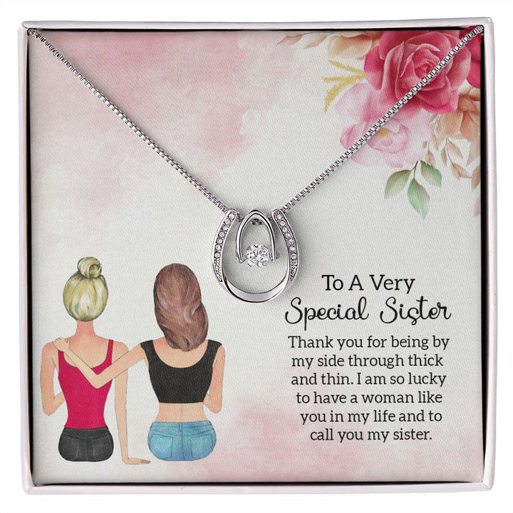 Special sister necklace hot sale